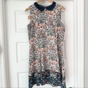LC Lauren Conrad Floral Sleeveless Collared Plus Size Dress 16